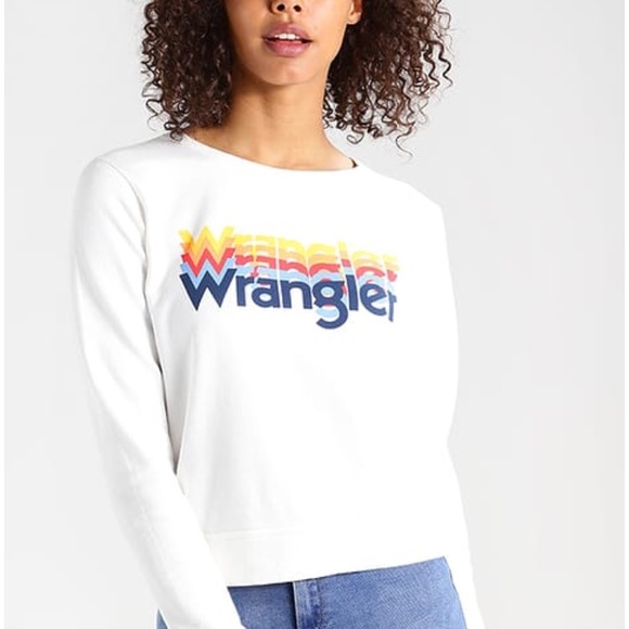 wrangler rainbow sweatshirt
